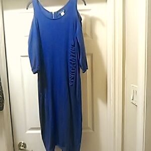 Elegant Royal Blue Women's Dress